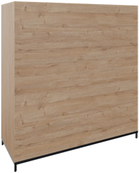 Flexwall plantenbak 3OH op metalen 4-poots sokkel 119 br x 124 hg x 43 dp