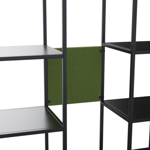 Flexwall tussenhangend akoestisch paneel 36 br x 36 hg, 32 mm dikte, volledig gestoffeerd