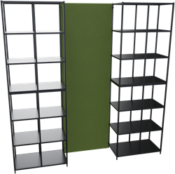 Flexwall akoestisch paneel 6 OH, 80 br x 244 hg, 32 mm dikte, volledig gestoffeerd