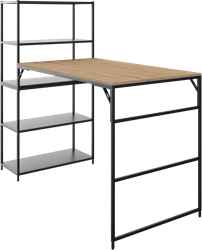 Flexwall front aanbouwtafel 110 hg met 1 poot, 140 x 80 cm