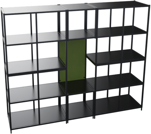 Flexwall akoestisch paneel tbv complete opstelling 4 OH, 41 br x 78 hg, volledig gestoffeerd