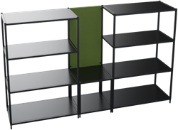 Flexwall akoestisch paneel tbv complete opstelling 3 OH, 41 br x 78 hg, volledig gestoffeerd