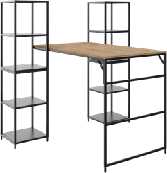 Flexwall tussenhangende tafel 110 hg met 1 poot, 160 x 80 cm