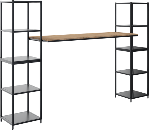 Flexwall tussenhangende tafel 110 hg, 180 x 80 cm