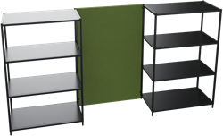 Flexwall akoestisch paneel 3 OH, 80 br x 124 hg, 32 mm, volledig gestoffeerd