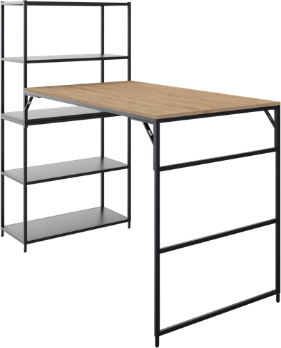 Flexwall front aanbouwtafel 110 hg met 1 poot, 80 x 80 cm