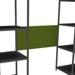 Flexwall tussenhangend akoestisch paneel 76 br x 36 hg, 32 mm dikte, volledig gestoffeerd