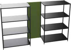 Flexwall akoestisch paneel 3 OH, 41 br x 124 hg, 32 mm dikte, volledig gestoffeerd