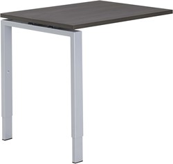 Huislijn carré aanbouw recht 80 x 60 cm, poottype A, instelbaar 62 - 86 cm