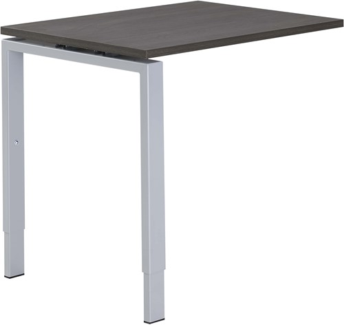 Huislijn carré aanbouw recht 80 x 60 cm, poottype A, instelbaar 62 - 86 cm