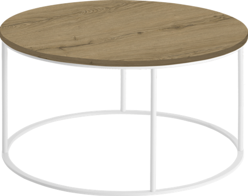 Huislijn frame lounge tafel Ø80 cm, op gelast frame Ø15 mm, hoogte 42 cm