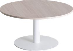 Huislijn pipe lounge tafel Ø80 cm, op kolom, hoogte 42 cm