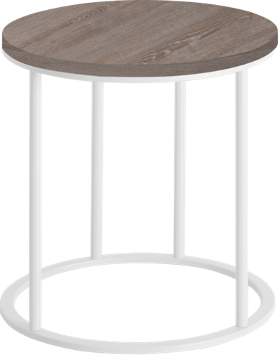 Huislijn frame lounge tafel Ø40 cm, op gelast frame Ø15 mm, hoogte 42 cm