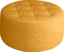 Poef, rond Ø120 cm, hoogte 48 cm