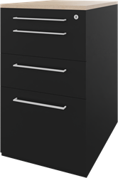 Carré vast ladenblok 05, 1 pennenlade, 2 laden en 1 hangmappenlade, 44b x 60d x 75h