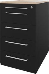 Carré vast ladenblok 05, 1 pennenlade en 4 laden, 44b x 60d x 75h