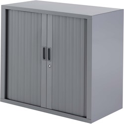 Huislijn Economy jalouziekast 72,5h x 80b x 43d cm, kunststof lamellen, stalen romp, 1 legbord