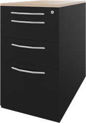 Basic vast ladenblok 05, 1 pennenlade, 2 laden en 1 hangmappenlade, 44 br x 80 dp x 75 hg