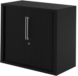 Huislijn Carré roldeurkast 72h x 80b x 43d cm, kunststof lamellen, stalen romp, 1 legbord