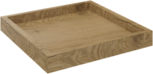 Flexwall dienblad 5 hg x 36 br x 43 dp, voorzien van 4 x magneet