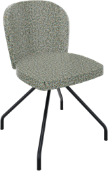 Rondo 4-teens, metaal Ø 21/12 mm, hoge rug, zithoogte 46 cm