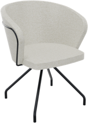 Rondo 4-teens, metaal Ø 21/12 mm, hoge brede rug, zithoogte 46 cm