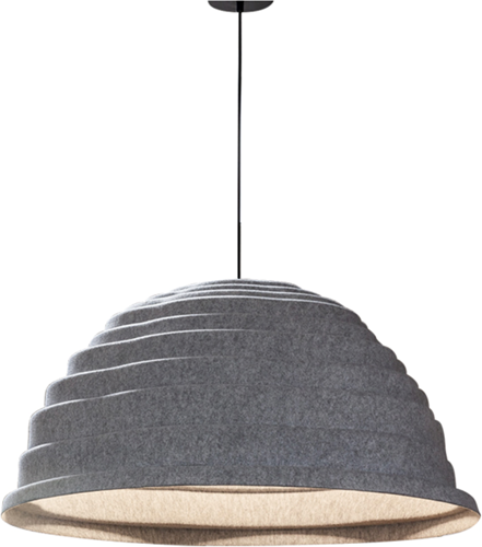 Feltouch NewGlow, model Topolight, Ø90 cm, 42,5 cm hoog, incl. ophangset