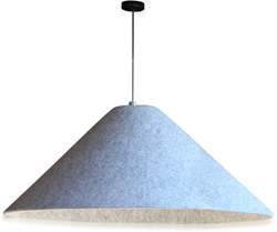 Feltouch NewGlow, model Conic, Ø45 cm, 20 cm hoog, incl. ophangset