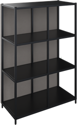 Flexwall akoestisch achterhangend paneel 3 OH, 80 br x 119 hg, 32 mm dikte, volledig gestoffeerd