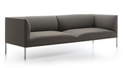 City bank L.230 cm, 3-zits met 2 kussens