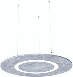 Feltouch Plativity, Flat Cloud Lighting, Ø120 cm, aan/uit direct licht, incl. ophangset