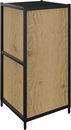 Flexwall inbouw opbergelement 36 br x 76 hg x 43 dp, 2-vak met 1x draaideur, push to open