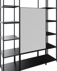 Flexwall magnetisch whiteboard tbv complete opstelling, 80 br x 115 hg, dubbelzijdig