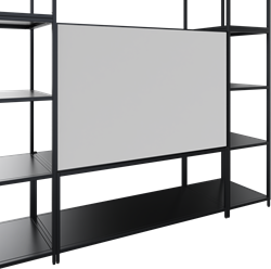 Flexwall magnetisch whiteboard tbv complete opstelling, 119 br x 76 hg, dubbelzijdig