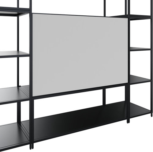 Flexwall magnetisch whiteboard tbv complete opstelling, 119 br x 76 hg, dubbelzijdig