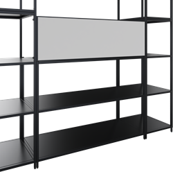 Flexwall magnetisch whiteboard tbv complete opstelling, 119 br x 36 hg, dubbelzijdig