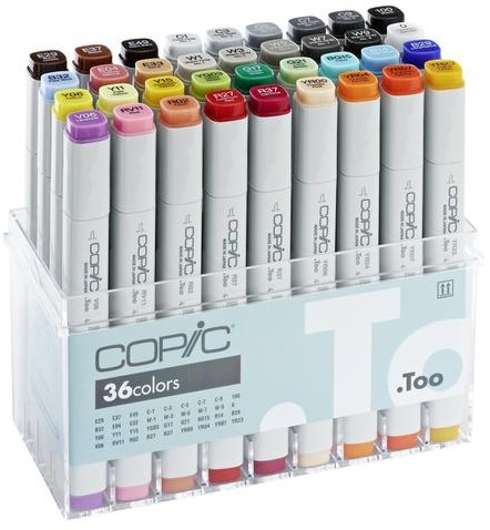 Viltstift Copic Profi Marker Basis set/36