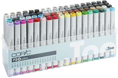 Viltstift Copic Profi Marker Basis Set 2 set/72