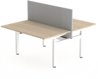 Bureau Huislijn FlexFrame duo-bureau elektrisch verstelbaar - hoogte instelbaar 65 - 130cm, incl. memory funtie, leverbaar in diverse maten en uitvoeringen-2