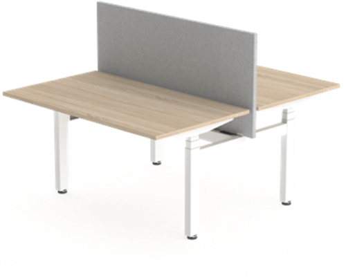 Bureau Huislijn FlexFrame duo-bureau elektrisch verstelbaar - hoogte instelbaar 65 - 130cm, incl. memory funtie, leverbaar in diverse maten en uitvoeringen-2