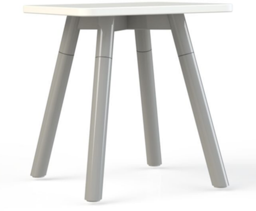 Bijzettafel Huislijn Corner vierkant, houten frame, vaste hoogte 42 cm, in diverse uitvoeringen en maten