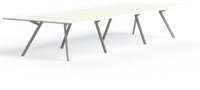 Vergadertafel Huislijn Bridge, recht 480 x 160cm, leverbaar in diverse uitvoeringen