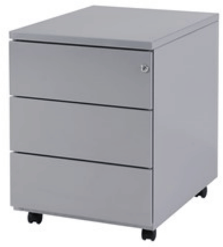 Ladenblok Economy verrijdbaar - 1 lade met pennenbakje en 2 laden - 42x54x57 (BxDxH)