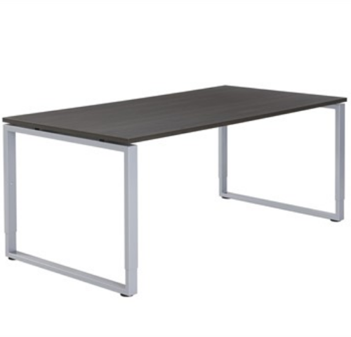 Bureau Huislijn Carré O-poot, hoogte instelbaar 62-86cm, incl. kabelgoot, leverbaar in div. maten en uitvoeringen