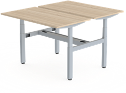 Bureau Huislijn FlexFrame duo-bureau elektrisch verstelbaar - hoogte instelbaar 65 - 130cm, incl. memory funtie, leverbaar in diverse maten en uitvoeringen