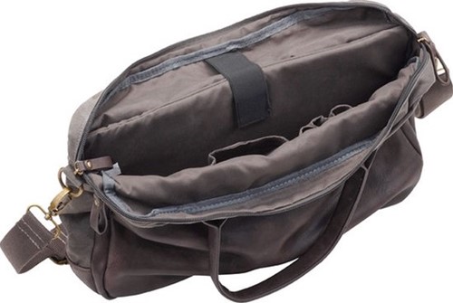 Laptoptas Pride and Soul Mystify kunstleer grijs/bruin-2