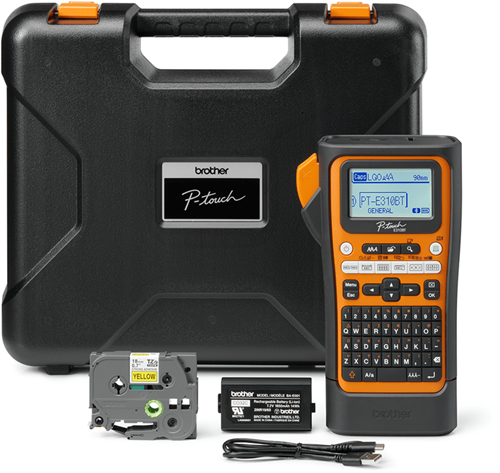 Labelprinter Brother PT-E310BTVP Pro met bluetooth en draagkoffer-3