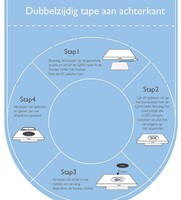 Oplader draadloos Schaffenburg model QiWi Wireless Charger t.bv. bureaubladen 20mm tot 50mm-3