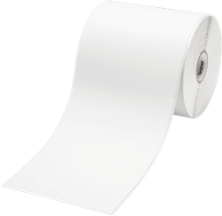 Etiket thermisch 76mmx44mm voorgestanste rol wit 400 labels/rol tbv Brother TD printers