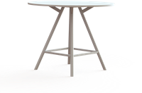Vergadertafel Huislijn Bridge, rond, ronde poten,  vaste hoogte 110cm, in diverse maten en uitvoeringen